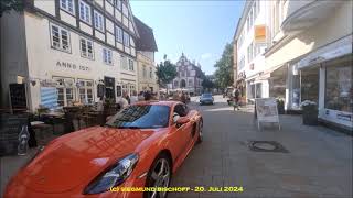 Bad Salzuflen  20 Juli 2024  Porschetreffen  Video [upl. by Lennahs]