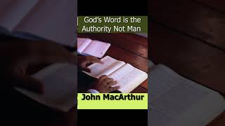 John MacArthur  Gods Authority in Scripture johnmacarthur [upl. by Moffit]