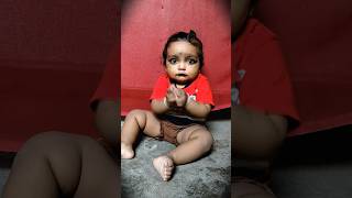 Aha Tamatar Bade Mazedaar 🥰 cute baby 😍 shorts kidssong kids song childhoodsongs [upl. by Anaitsirhc]