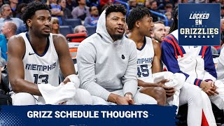 Memphis Grizzlies 202425 schedule reaction Hardest and easiest stretches [upl. by Esilram]