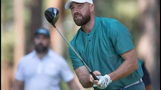 Travis Kelce caught during the ACC Celebrity Golf Championship at Edgewood Tahoe Golf Course on 12 [upl. by Griggs106]