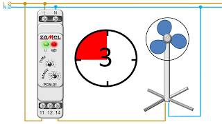 TIME RELAY quotSWITCH ON DELAYquot 230V AC 16A NONC TYPE PCM01 EXTA ZAMEL [upl. by Bundy]