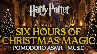 6h STUDY SESSION 🎄✏️ Christmas Magical Day  Harry Potter Pomodoro Hogwarts Timer Productivity ASMR [upl. by Semmes350]