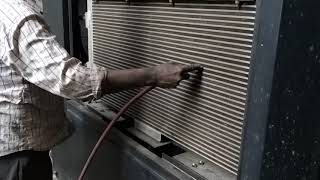 Elgi Compressor Radiator cleaning [upl. by Ortiz291]