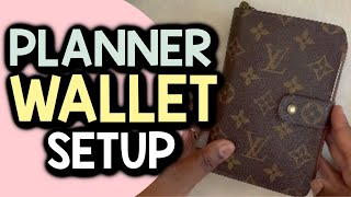 HOW TO USE A POCKET PLANNER AS A WALLET [upl. by Anirtruc]