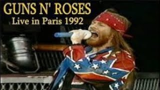 Guns N Roses  Live in Paris 1992 Full concert HD [upl. by Klepac]