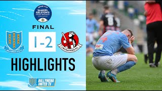 MATCH HIGHLIGHTS  Ballymena United 12 Crusaders  Irish Cup Final [upl. by Anialram]