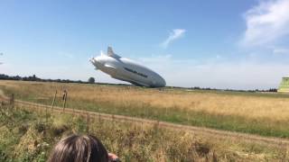 Падение дирижабля Airlander 10  Falling airship Airlander 10 [upl. by Hessler368]