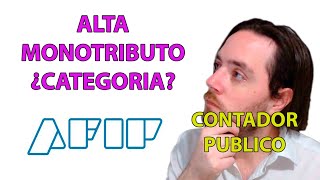 COMO ELIJO la CATEGORIA de MONOTRIBUTO 🤔 AFIP ARGENTINA [upl. by Sirapal]