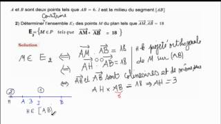 Ensemble de points produit scalaire1 [upl. by Odracir407]