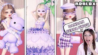 Challenge Serba Ungu Di Dress To Impress  Roblox Indonesia [upl. by Dosia233]