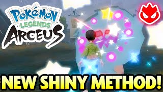 NEW EASY  FAST SHINY ALPHAS with Massive Mass Outbreaks in Pokemon Legends Arceus [upl. by Flemings]