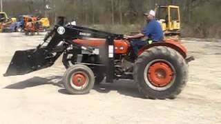 Massey Ferguson 135 Utility Tractor with Like New Bush Hog Loader [upl. by Genisia]