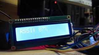 Lawmate RX1260 Arduino LCD RSSI Percentage [upl. by Hpejsoj222]