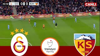 GALATASARAY KAYSERİSPOR MAÇI CANLI İZLE [upl. by Anitra145]