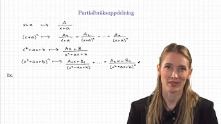 23 Integration av rationella funktioner del 1 Partialbråksuppdelning [upl. by Yraccaz830]