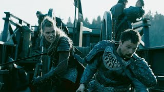 Vikings  Ivar amp Oleg vs Gunnhild  River Battle 6x10 HD [upl. by Ttenaj18]