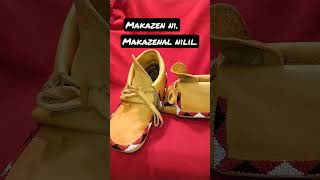 That is a Makazen Those are Shoes Abenaki Indigenous Language moccasins abenaki wabanaki shoes [upl. by Stultz564]