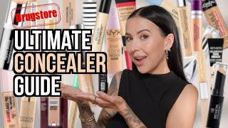 I Bought EVERY DRUGSTORE Concealer amp TESTED Them Back to Back [upl. by Nolat603]