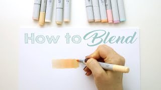 How to Blend  Tips and Tricks for Photoshop Procreate Copic Markers and More [upl. by Winslow985]