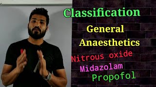 General Anaesthetics Classification [upl. by Alyek]