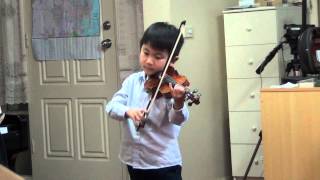 Violin Boy Paganini  Christian Li Aged 6 [upl. by Dehnel]