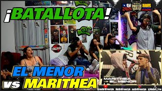 🔴COLOMBIANOS REACCIONAN a EL MENOR vs MARITHEA  ¡BATALLOTA FMS INTERNACIONAL 2024 [upl. by Alamak]