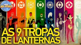 AS 9 TROPAS DE LANTERNAS DA DC [upl. by Oecile]