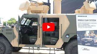 EUROSATORY 2022  MBDA unveils the Sky Warden CUAS with full sensors and weapons suite [upl. by Arhez]