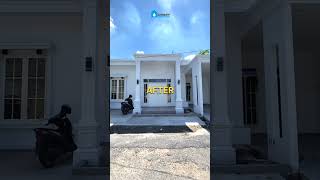 before after rumah minimalis modern [upl. by Day172]