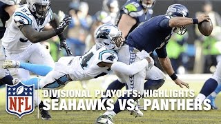 Seahawks vs Panthers  Divisional Playoff Highlights  NFL [upl. by Annamaria571]