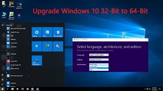 How to Upgrade Windows 10 32Bit to 64Bit Free [upl. by Jeremie]