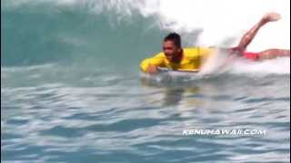 Waikiki Walls big outside bodyboarding waves June 4 2013 [upl. by Natie237]