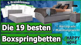 Boxspringbett kaufen 2020 ➡️ Die 19 besten Boxspringbetten im Vergleich 5 Preisklassen [upl. by Wald]