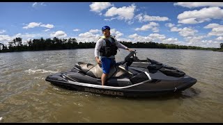 2022 SeaDoo GTX Limited 300  Lake Houston [upl. by Attehcram]