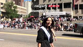 Calgary Stampede Parade 2024 [upl. by Battat]