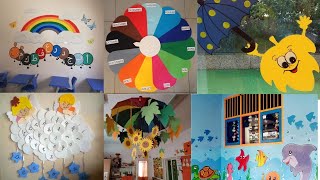 Preschool decoration ideasClassroom decoration designwall decoration ideasdoor decoration ideas [upl. by Adikam603]