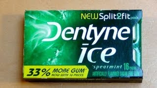 Dentyne ice spearmint Split2fit pack [upl. by Kealey840]