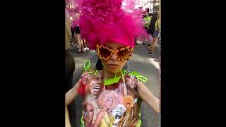 Desmond is Amazing 10Year Old Drag Queen at NYC Pride in an AMAZING RuPaul Themed Outfit [upl. by Helene502]