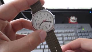 Timex Weekender Watch T2N651  Owner Review [upl. by Enybor]