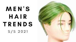 Mens Hair Trends Spring Summer 2021  TheSalonGuy [upl. by Humfried]