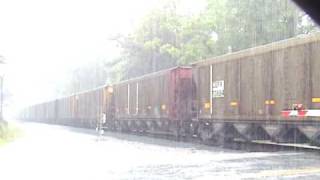 CSX Coal Train Entering Davis Yard in Leland NC [upl. by Cirted]