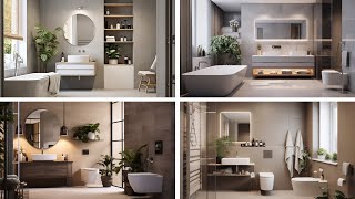 The Latest Collection of Small Bathroom Decor Design Ideas 2023 [upl. by Hajar]