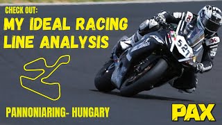 The analysis of my ideal racing line l Pannoniaring l Hotlap 1537 l Pax 521 [upl. by Acinelav]