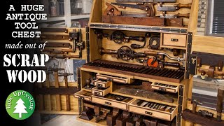 Building a Tool Chest out of Scrap for an Antique Tool Collection [upl. by Torbart]