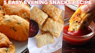 5 Easy amp Delicious Evening Snacks Anyone Can Make [upl. by Kamilah365]