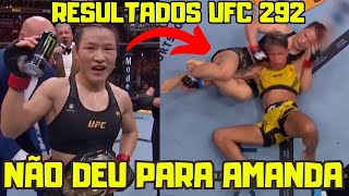 AMANDA LEMOS FOI DOMINADA POR WEILI ZHANG RESULTADOS UFC 242 [upl. by Richards155]