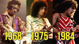 Greatest Guitar Solo Every Year 19652024 [upl. by Engis]