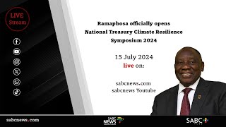 Ramaphosa officially opens the National Treasury Climate Resilience Symposium 2024 [upl. by Adnale]