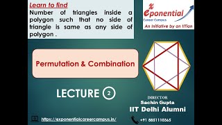 Number of triangles inside a polygon such that no side of triangle is same as any side of polygon [upl. by Lemar104]